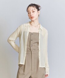 楊柳襯衫開襟外套  日本製