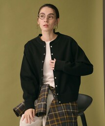 雙面布料五爪釦開襟衫 日本製