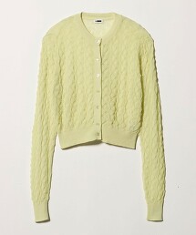 ＜H＞棉尼龍鏤空開襟衫