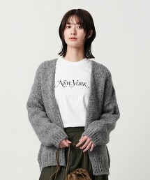 【特別訂製】<TRICOTS JEAN MARC> 中針編織無鈕扣開襟衫 法國製