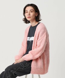 【特別訂製】＜TRICOTS JEAN MARC＞ 中針編織無鈕扣開襟衫 法國製