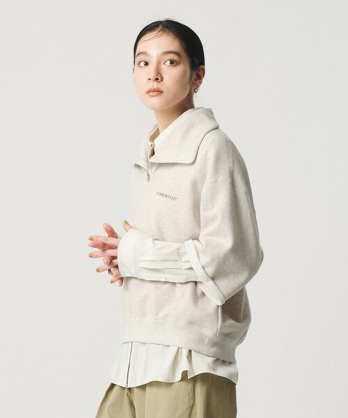 【特別訂製】＜Americana＞拉鍊短袖衛衣 日本製