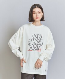 【特別訂製】＜AMERICANA＞寬版印刷長袖T恤 日本製