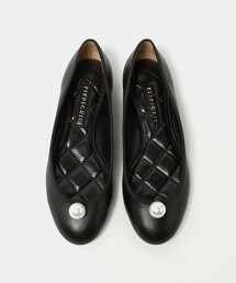 ＜PIPPICHIC＞CHUCHU 仿珍珠平底鞋