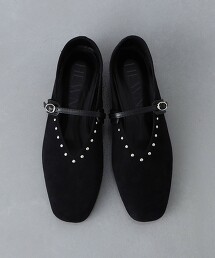 ＜HEWN＞ STUDS MARYJANE 平底鞋