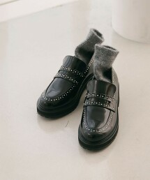 鉚釘樂福鞋