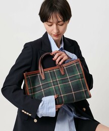 【特別訂製】＜A VACATION＞BLEAD M 格紋托特包