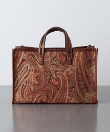 ＜A VACATION＞BREAD M PAISLEY 托特包