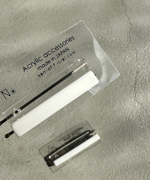 TW sAn 2tone pin long 一字髮夾L
