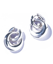 【預購】TW quip queint trive double hoop pierce 耳環