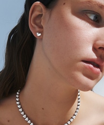 【預購】TW quip queint chunky heart stud pierce 耳環