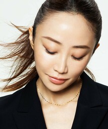 ＜MEGUMI KANZAKI×les bonbon×UNITED ARROWS＞鑽石切割拚色項鍊