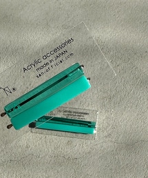TW sAn 2tone pin long 一字髮夾L