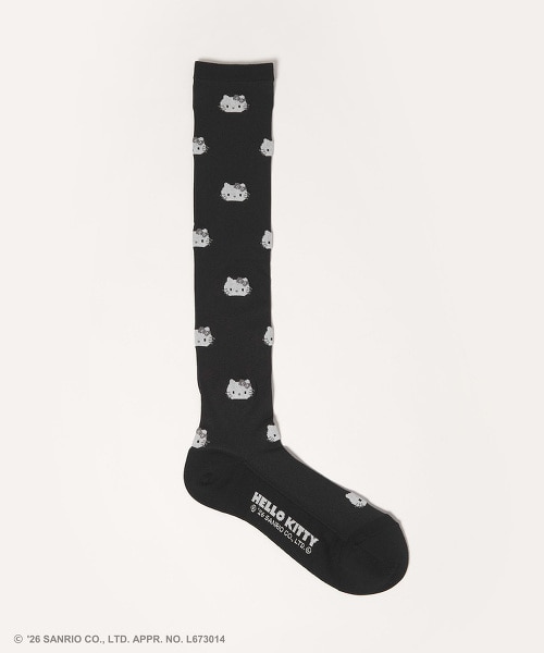 ＜HELLO KITTY × UNITED ARROWS＞透膚及膝襪