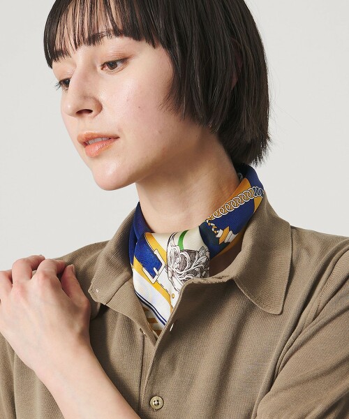 ＜manipuri＞SILK 65×65 方巾 26SS