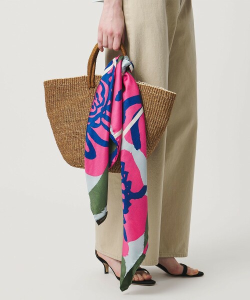 ＜manipuri＞SILK 88×88 方巾 26SS