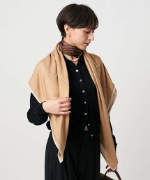 滾邊披肩圍巾