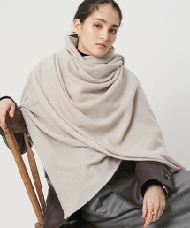 喀什米爾羊毛針織披肩圍巾