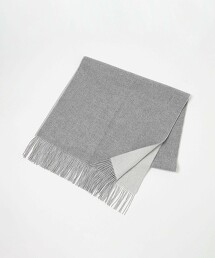 喀什米爾羊毛 正反兩用披肩圍巾