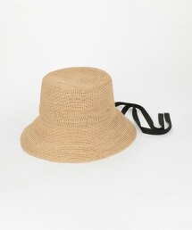抗UV拉菲草蝴蝶結漁夫帽
