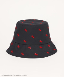 ＜HELLO KITTY × UNITED ARROWS＞蝴蝶結刺繡 UV漁夫帽