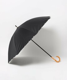 素色×淡水珍珠晴雨兩用長傘