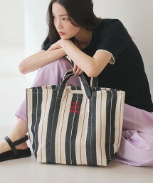 【特別訂製】＜beej＞條紋 2WAY 托特包