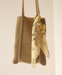 金屬紗線迷你托特包