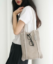 金屬紗線迷你托特包