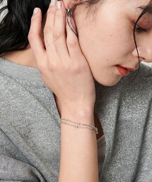 ＜PHILIPPE AUDIBERT＞Garnet double 手鏈 SILVER