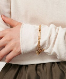 ＜PHILIPPE AUDIBERT＞Garnet double 手鏈 GOLD
