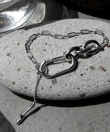 TW SOIERIE Raw edge clip bracelet 手鍊