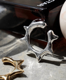 TW SOIERIE Raw edge cuff pinky ring 耳扣