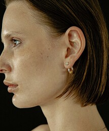 ＜LAPUIS＞Drop flow coil 耳釘