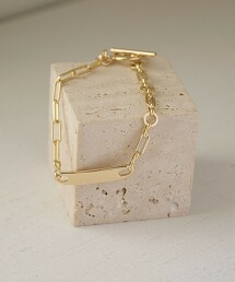 金屬鏈×造型條手鏈