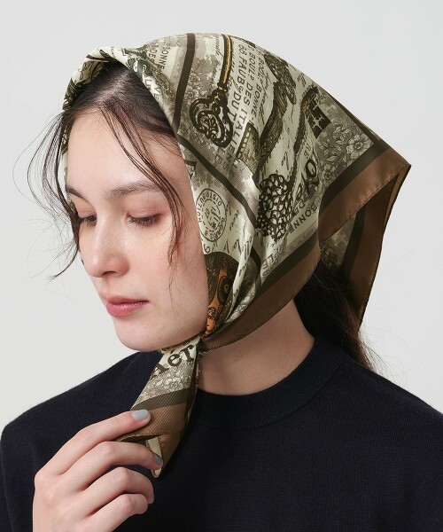 ＜AULENTTI＞復古印花方巾