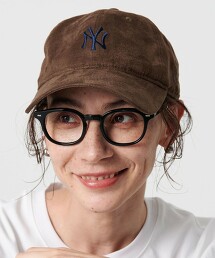 【特別訂製】＜NEW ERA＞仿麂皮 LOGO 棒球帽
