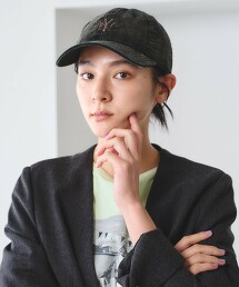 【特別訂製】＜NEW ERA＞燈芯絨LOGO棒球帽