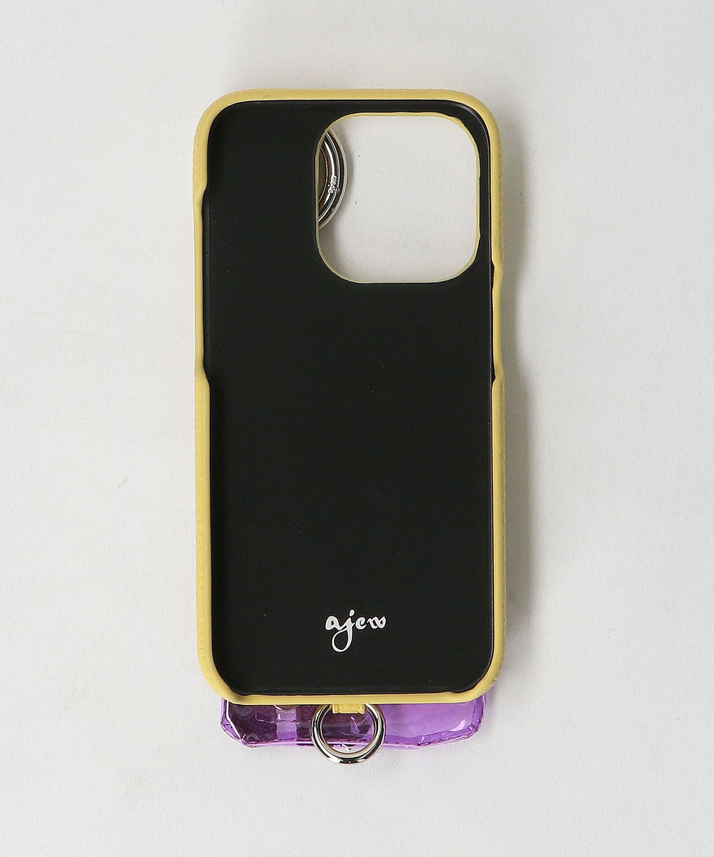 ajew iPhone14 / black 【PVC heart】 ajew iPhone14 / black 【PVC