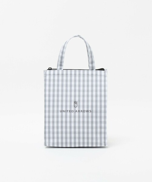 小方格格紋LOGO午餐袋