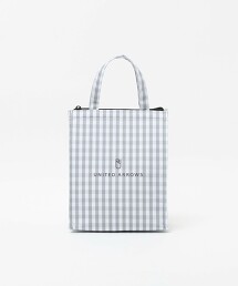 小方格格紋LOGO午餐袋