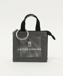 迷你LOGO網眼托特包吊飾