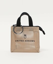 迷你LOGO網眼托特包吊飾