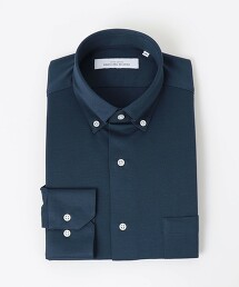 迷你鳥眼釦領彈性禮服襯衫 EASY IRON・吸水速乾・抗菌