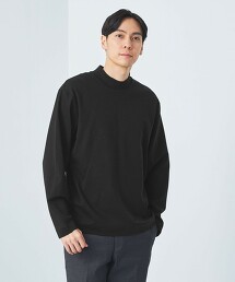 羅馬布微高領T恤