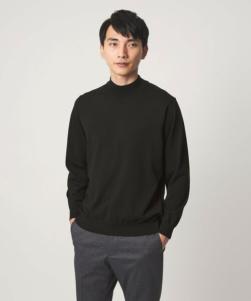 MTB 棉細針腳微高領針織