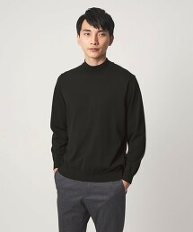 MTB 棉細針腳微高領針織