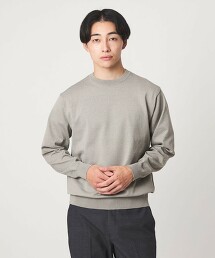 A＋ 混色聚酯纖維圓領針織衫