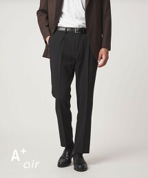 A＋ air 網眼彈性1打摺西裝褲 吸水速乾