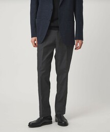 Evelit TCPU 牛津布修身彈性西裝褲